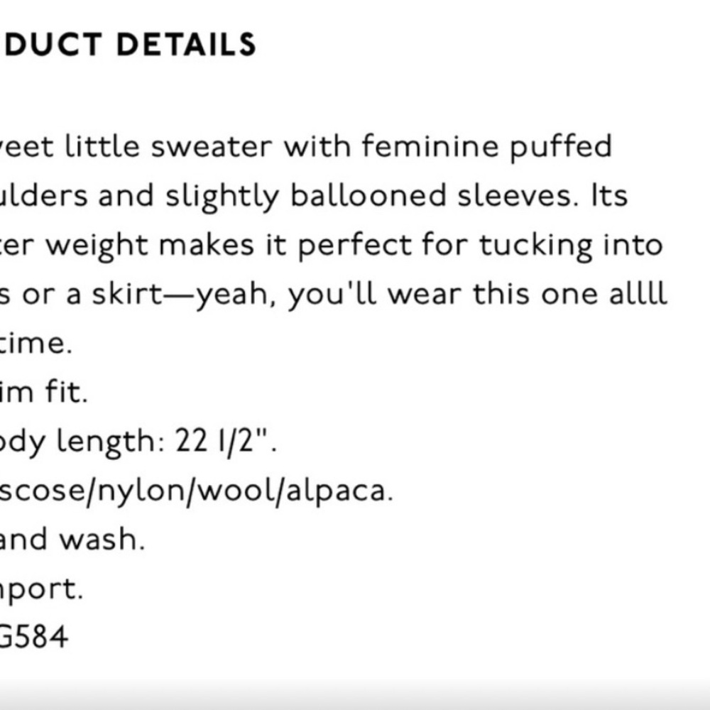 Madewell baybrook pullover sweater - Picture 7 of 7